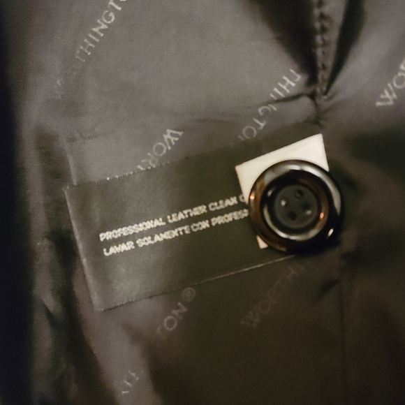 Worthington Lambskin car coat Size Large - Picture 11 of 11